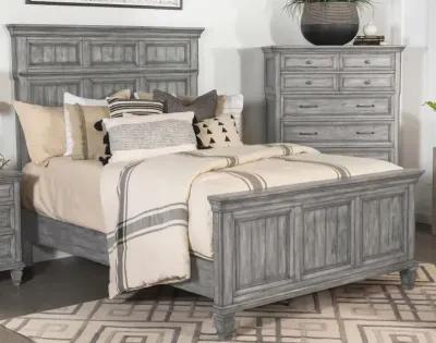 Avenue Queen Panel Bed Grey