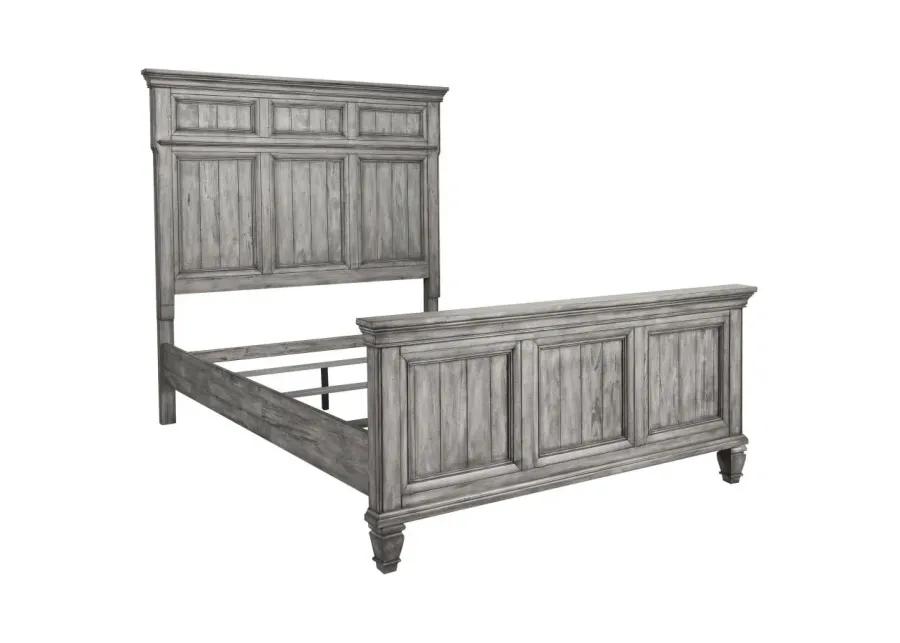 Avenue Queen Panel Bed Grey