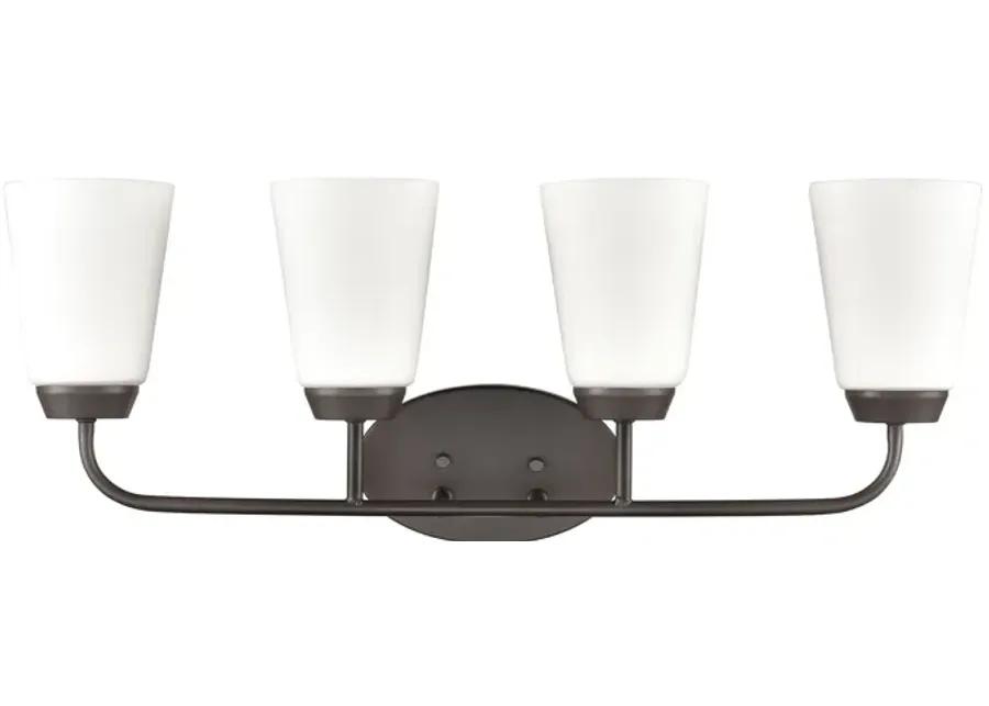 Winslow 28" Wide 4-Light Vanity Light - Oil Rubbed Bronze