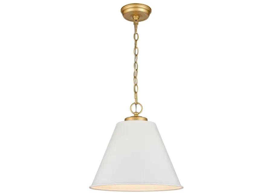 Vellus 14" Wide 1-Light Pendant - Matte White