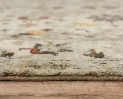 Ovation Beige/Brown distressed/classical N Z wool 9'x12' Rectangle Rug