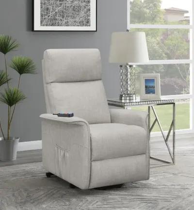 Herrera Power Lift Recliner with Wired Remote Beige