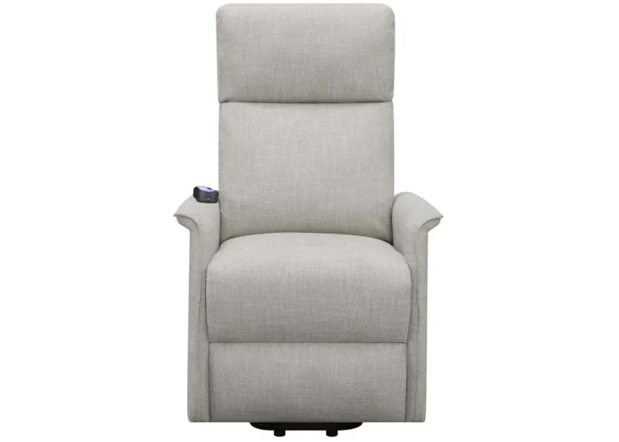 Herrera Power Lift Recliner with Wired Remote Beige