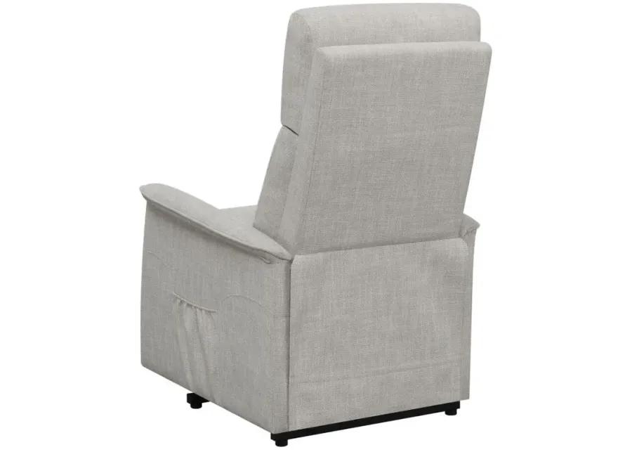 Herrera Power Lift Recliner with Wired Remote Beige