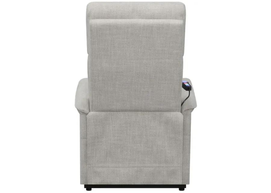 Herrera Power Lift Recliner with Wired Remote Beige