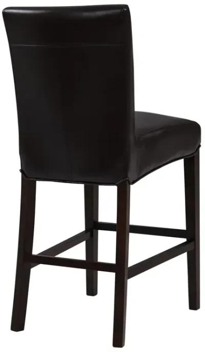 milton bonded leather counter stool, coffee bean