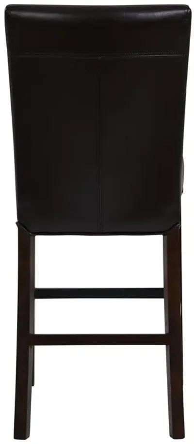 milton bonded leather counter stool, coffee bean