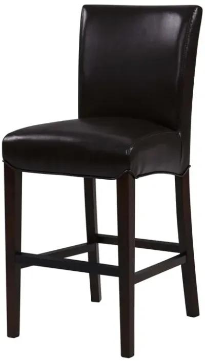 milton bonded leather counter stool, coffee bean