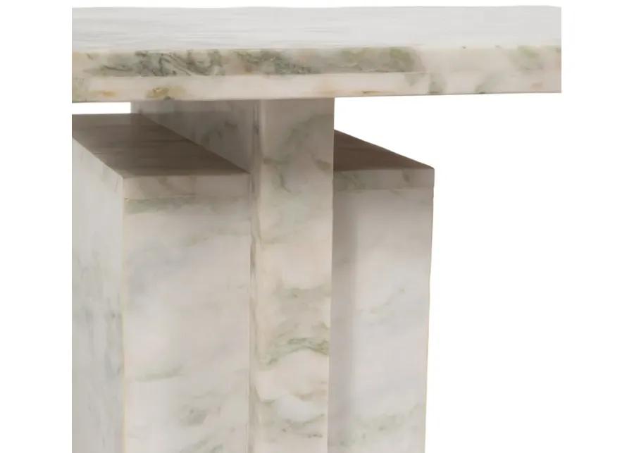 Marble, 48" Coffee Table Onyx Green Kd, 2boxes