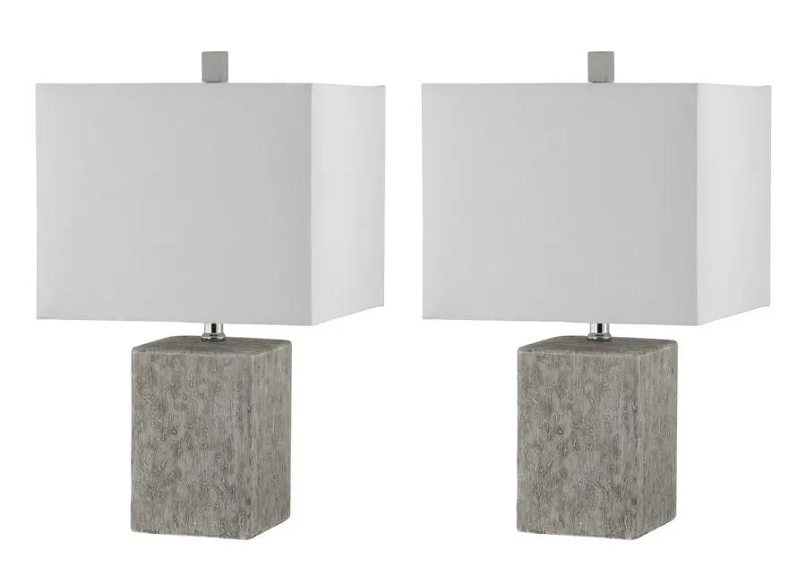 JAXON CERAMIC TABLE LAMP  - Set of 2