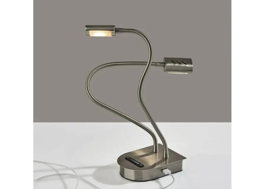 Eternity LED 2 Arm Desk Lamp w/Smart Switch