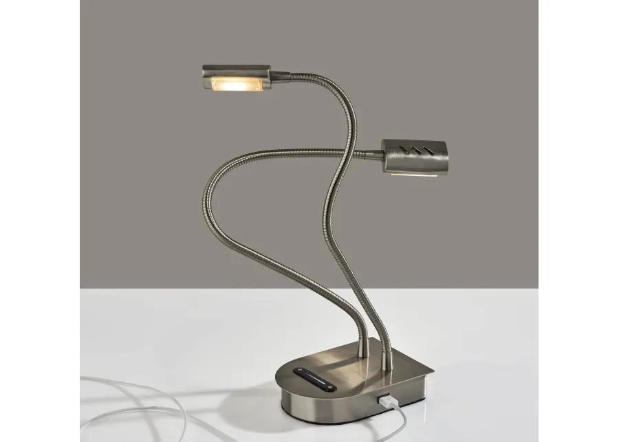 Eternity LED 2 Arm Desk Lamp w/Smart Switch