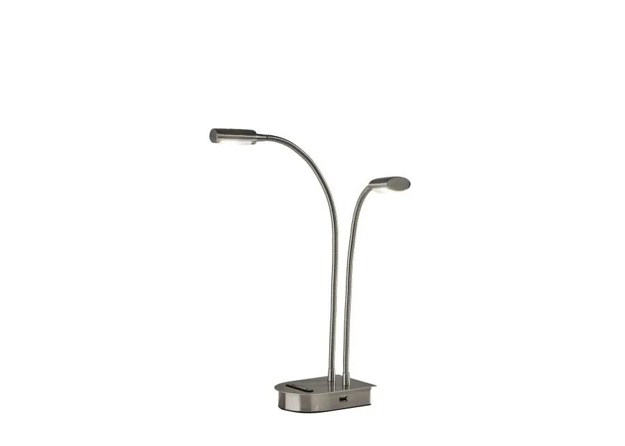 Eternity LED 2 Arm Desk Lamp w/Smart Switch