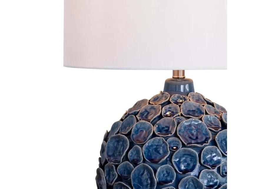 Lucia Ceramic Table Lamp (Blue)