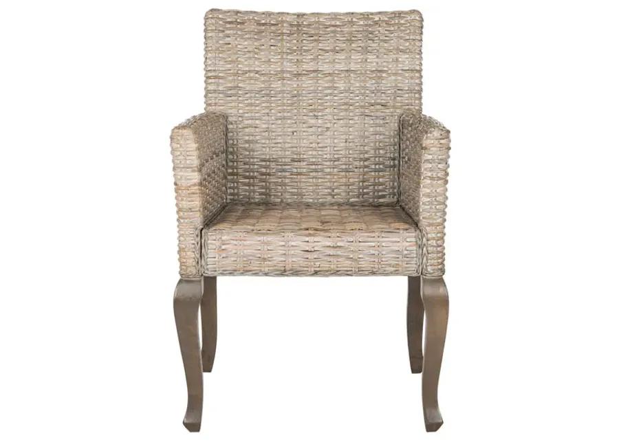 ARMANDO 18''H WICKER DINING CHAIR - Set of 2