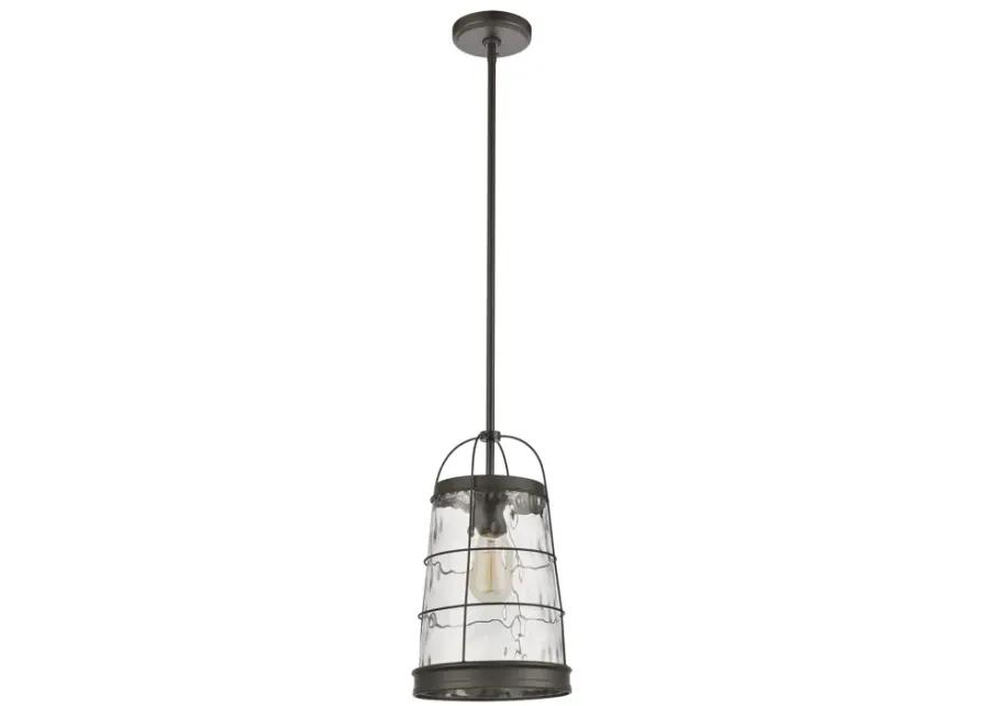 Azaria 9" Wide 1-Light Mini Pendant - Oil Rubbed Bronze