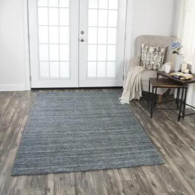 Grand Haven Denim  Solid Wool/Tencel 9'x12' Rectangle Rug