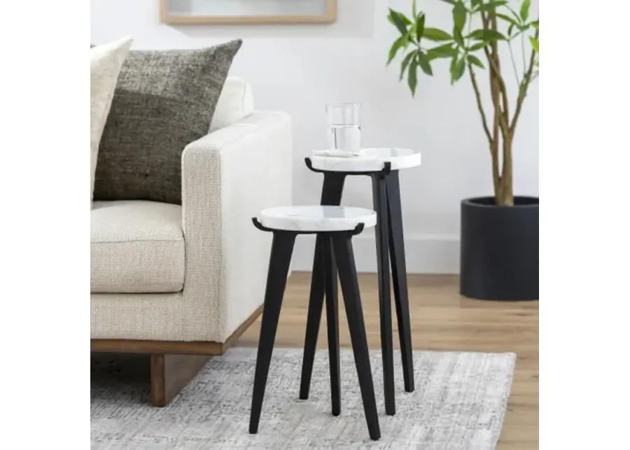 Kampala KPL-001 24"H x 12"W x 12"D,  20"H x 10"W x 10"D End Table