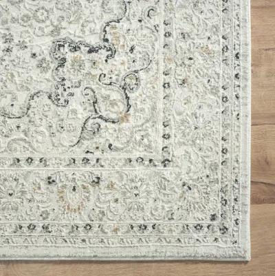 Ila Contemporary Vintage Hi-Low Medallion Area Rug 2' x 3'