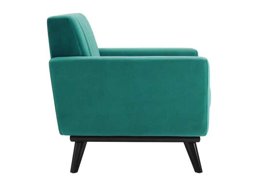 Engage Channel Tufted Performance Velvet Armchair