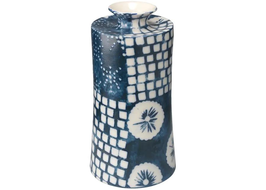 Block Print Vases - Set of 4