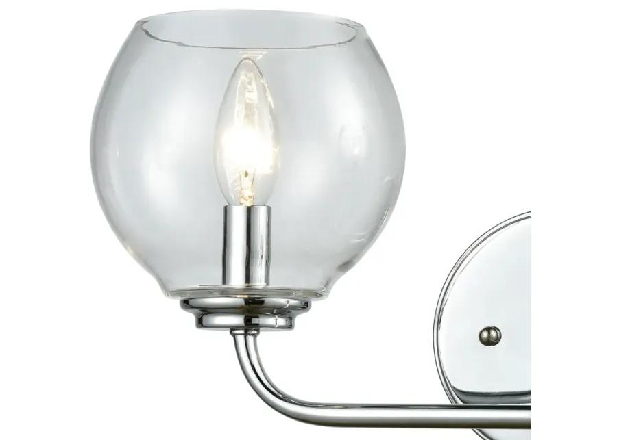 Emory 16" Wide 2-Light Vanity Light - Polished Chrome