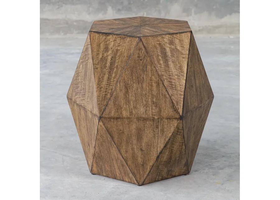 Volker Honey Geometric Accent Table