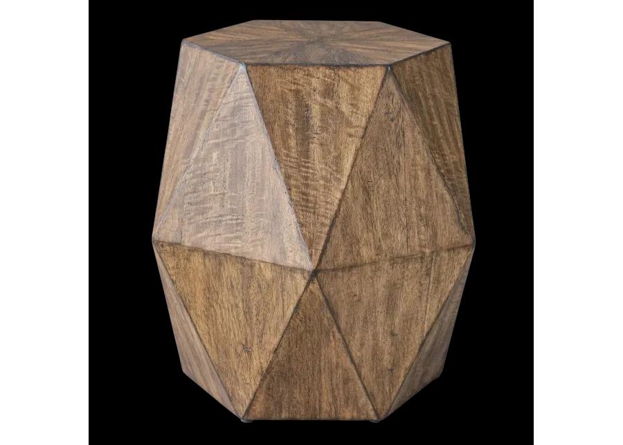 Volker Honey Geometric Accent Table