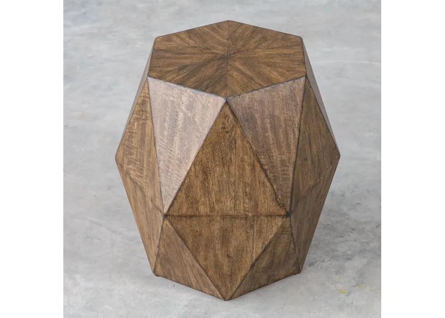 Volker Honey Geometric Accent Table