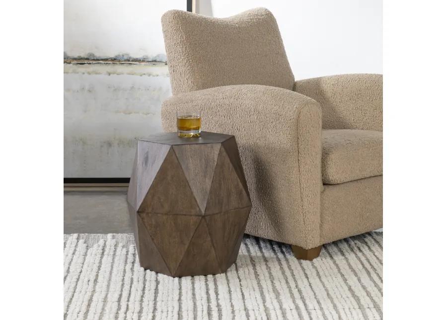 Volker Honey Geometric Accent Table