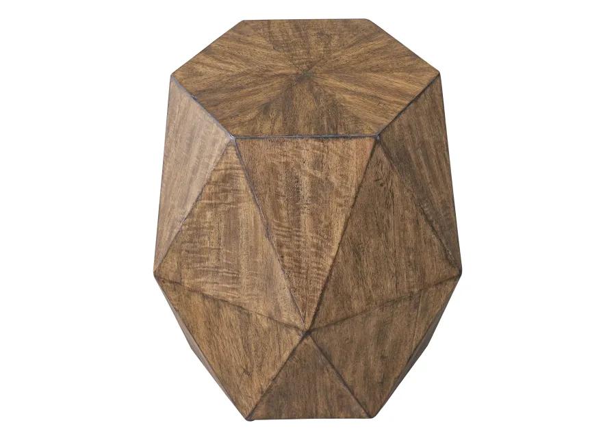 Volker Honey Geometric Accent Table