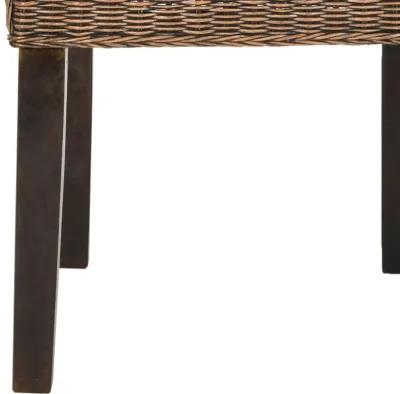 ODETTE 19''H WICKER DINING CHAIR - Set of 2