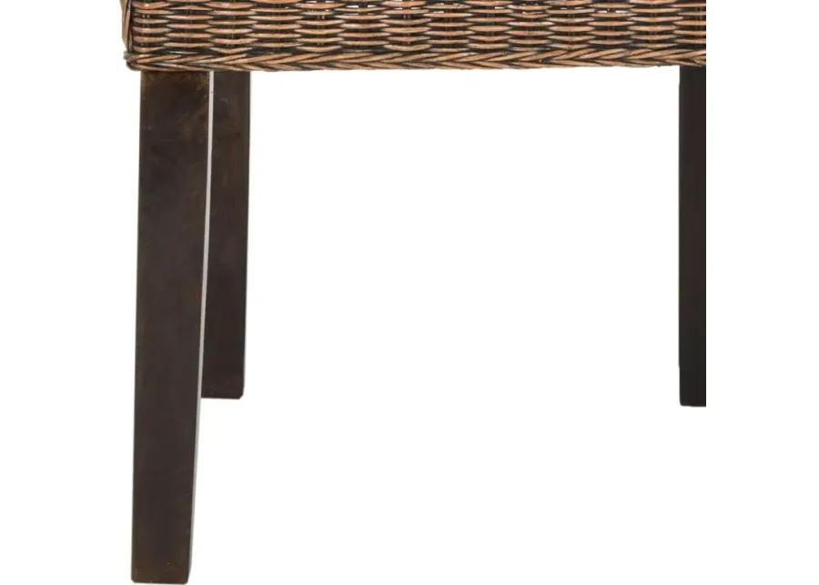 ODETTE 19''H WICKER DINING CHAIR - Set of 2