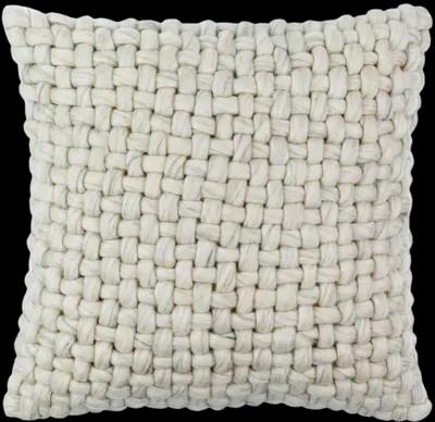 Pansy PNY-002 18"L x 18"W Accent Pillow