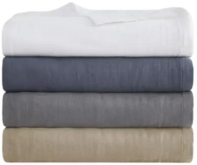 Clean Spaces Gauze White 100% Cotton Lightweight Blanket