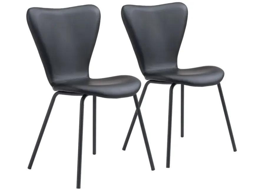 Torlo Dining Chair (Set of 2) Black