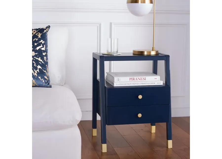 COVE 2 DRAWER 1 SHELF ACCENT TABLE