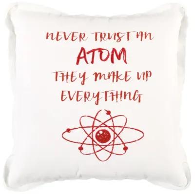 Back Talk Sentiment Red Pillow