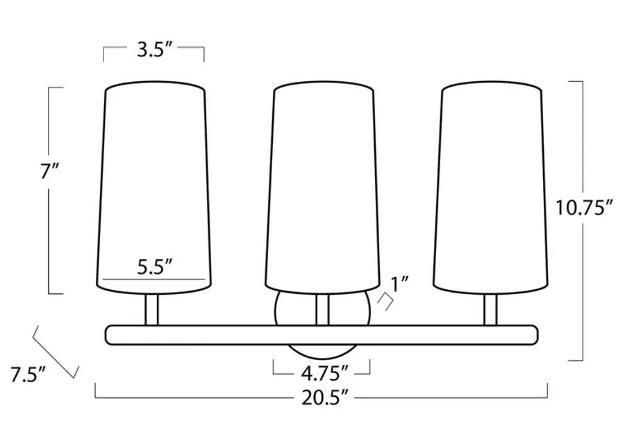 Southern Living Toni Sconce Triple