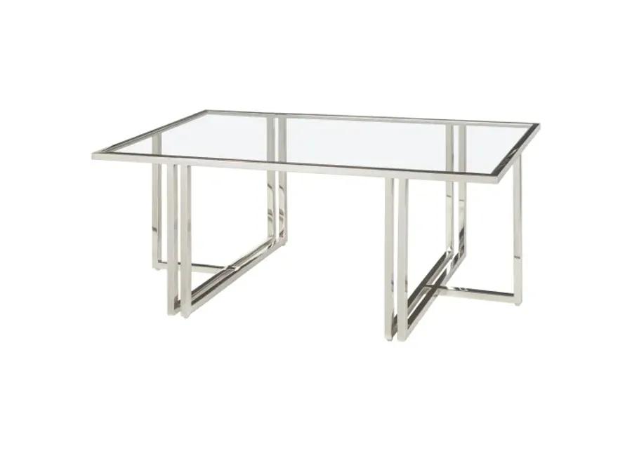 Canberra CNB-001 17"H x 44"W x 21"D Coffee Table