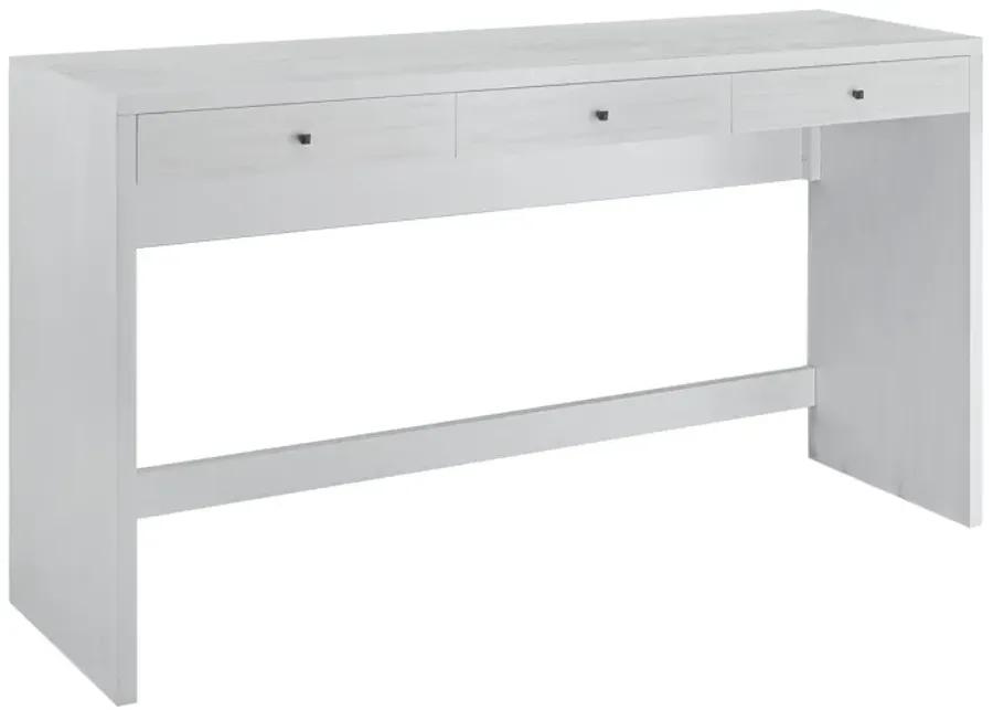 Checkmate Waterfall Console Table - Checkmate White