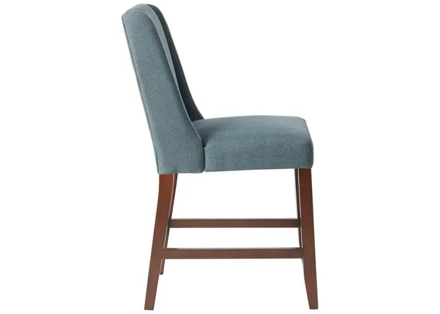 Madison Park Brody Blue Wing Counter Stool