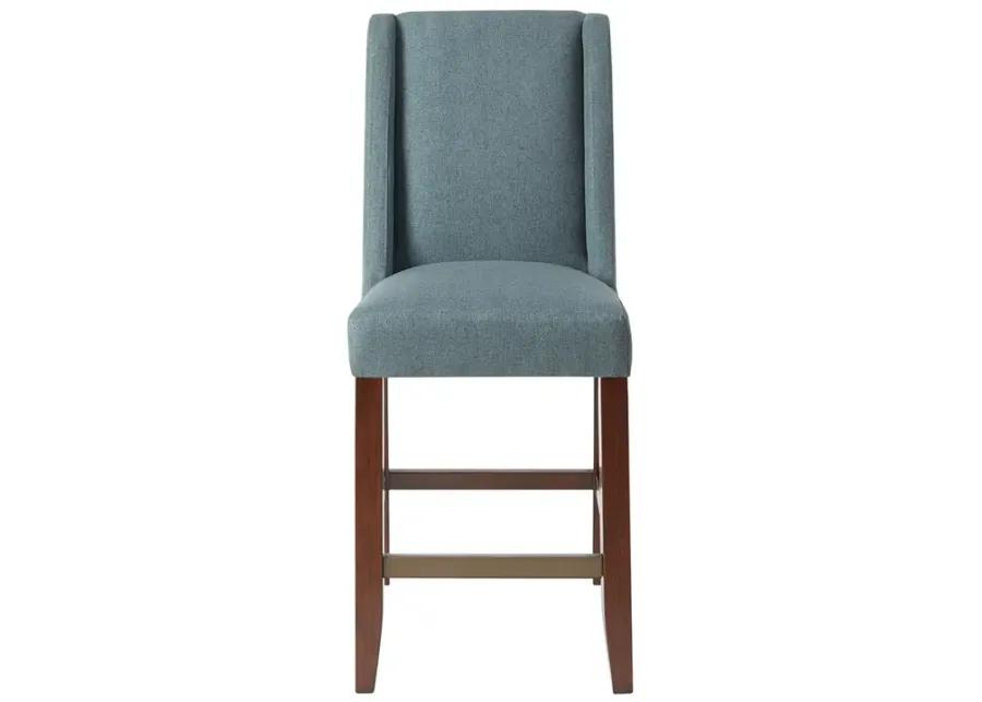 Madison Park Brody Blue Wing Counter Stool