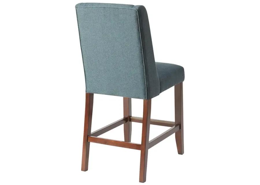 Madison Park Brody Blue Wing Counter Stool