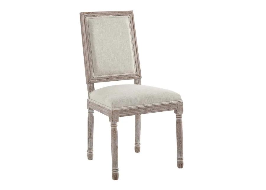 Court Dining Side Chair Upholstered Fabric Set of 2