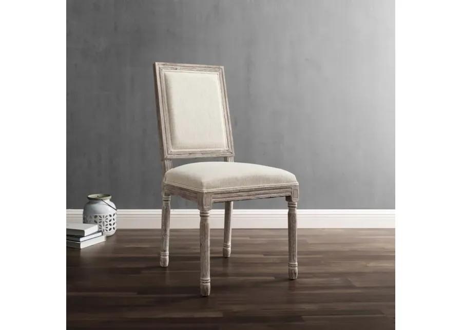 Court Dining Side Chair Upholstered Fabric Set of 2