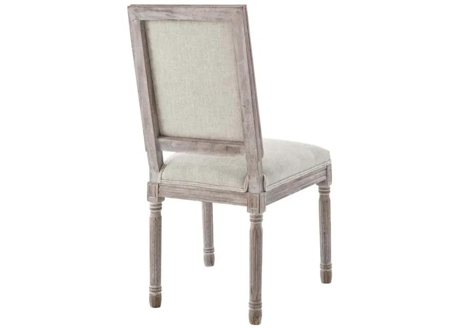 Court Dining Side Chair Upholstered Fabric Set of 2