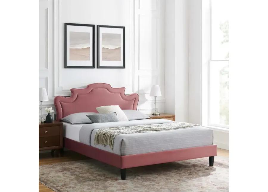 Neena Performance Velvet Twin Bed