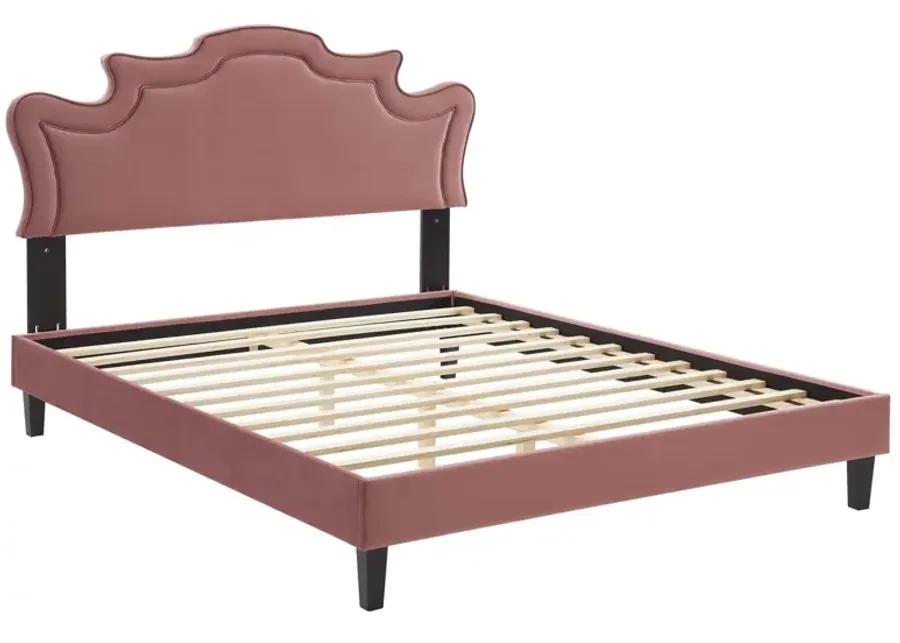 Neena Performance Velvet Twin Bed