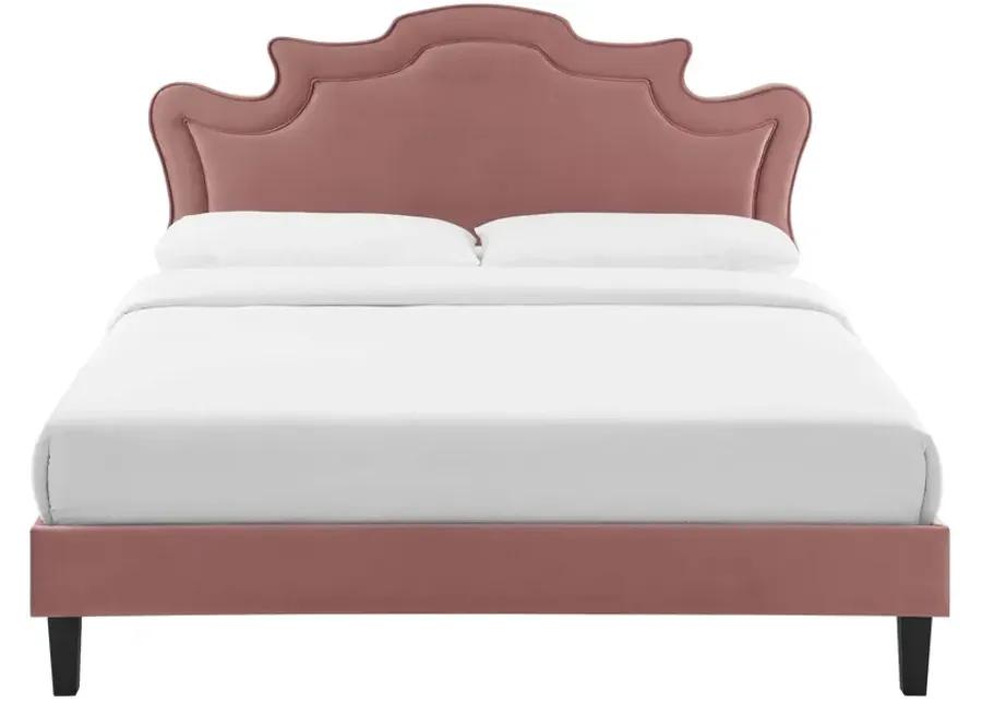 Neena Performance Velvet Twin Bed